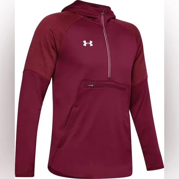 Under armour terry fleece anorak best sale